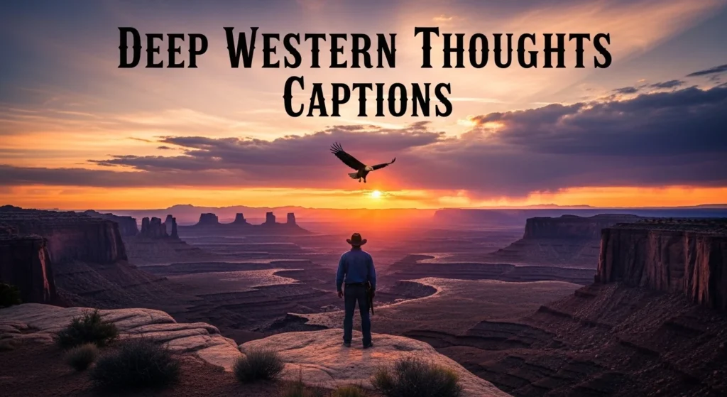 Deep Western Thoughts Captions