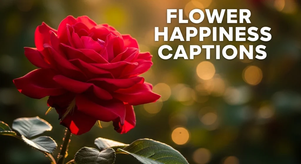 flower happiness captions