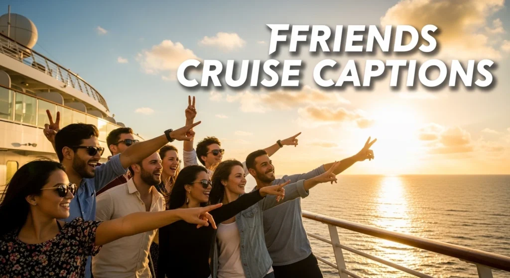 Friends Cruise Captions