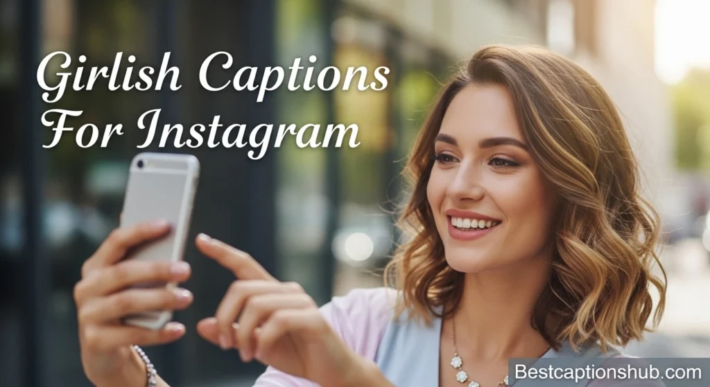 Girlish Captions For Instagram