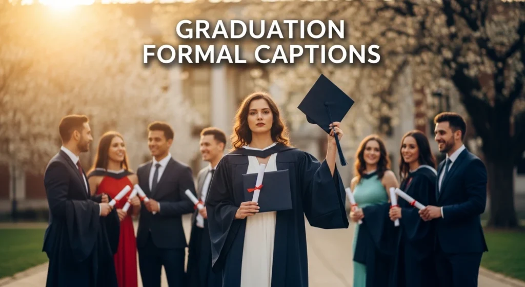 Graduation Formal Captions