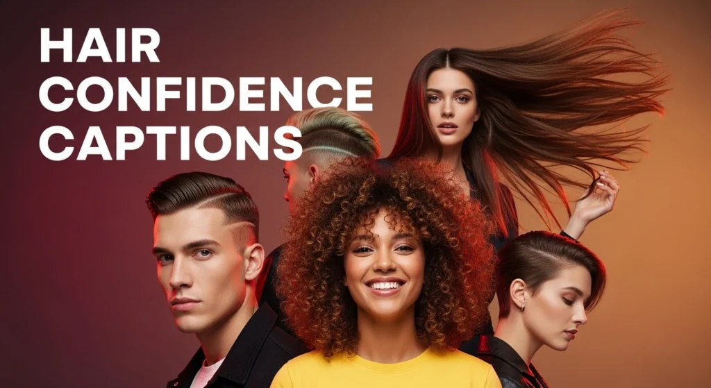 Hair Confidence Captions
