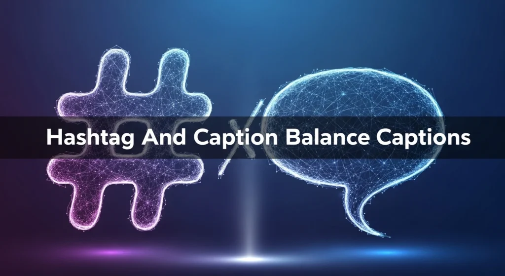Hashtag And Caption Balance Captions