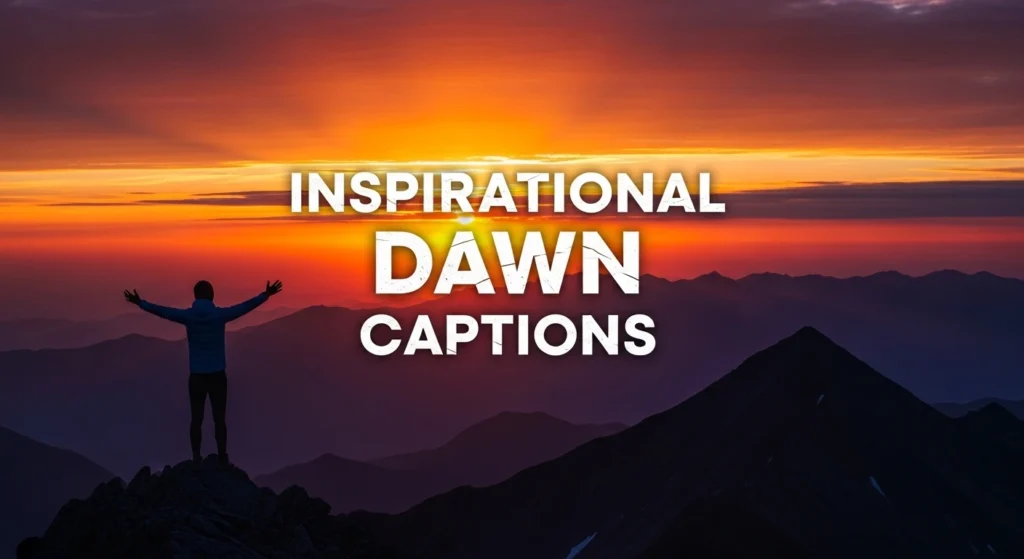 Inspirational Dawn Captions