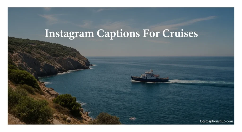 instagram captions for cruises