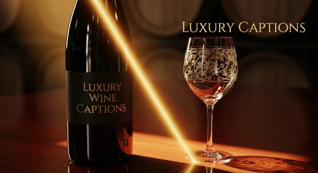 Luxury Wine Captions