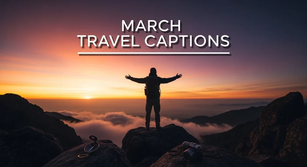 March Travel Captions