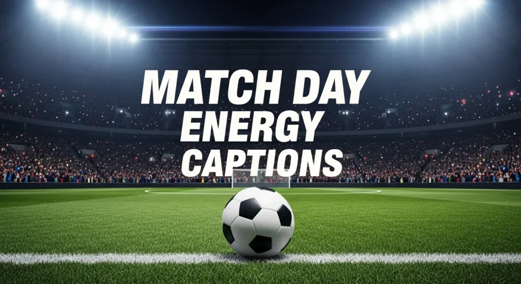 Match Day Energy Captions