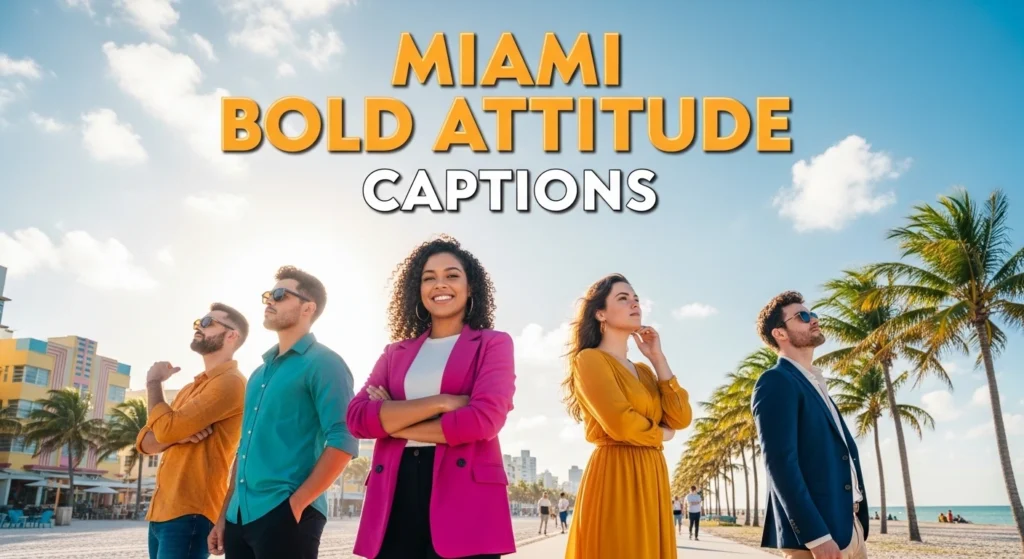 miami bold attitude captions