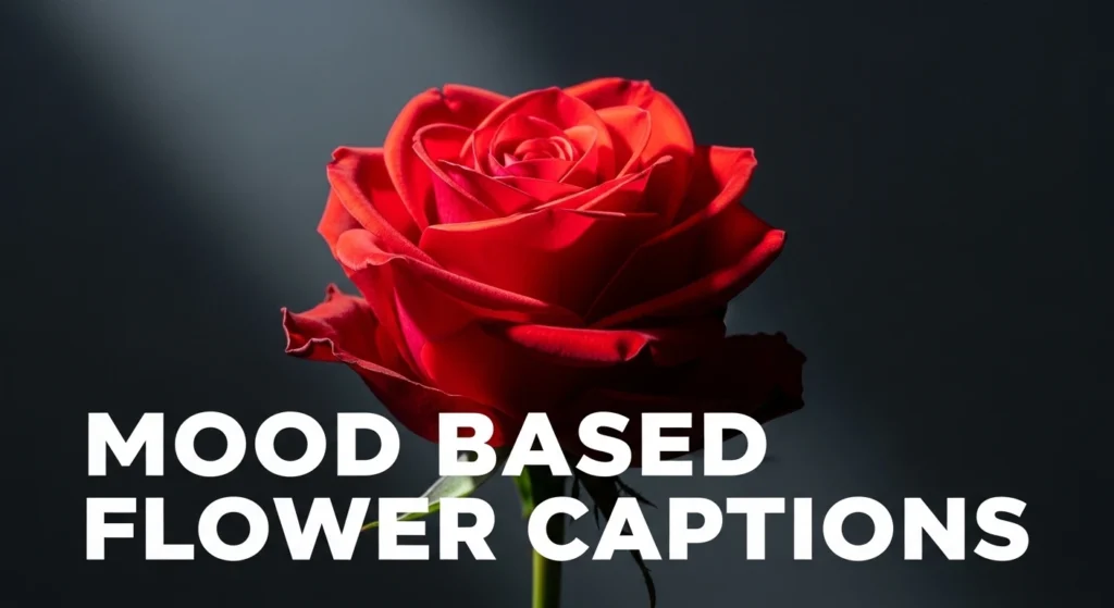 Mood Based Flower Captions