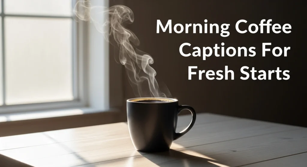 morning coffee captions for fresh starts