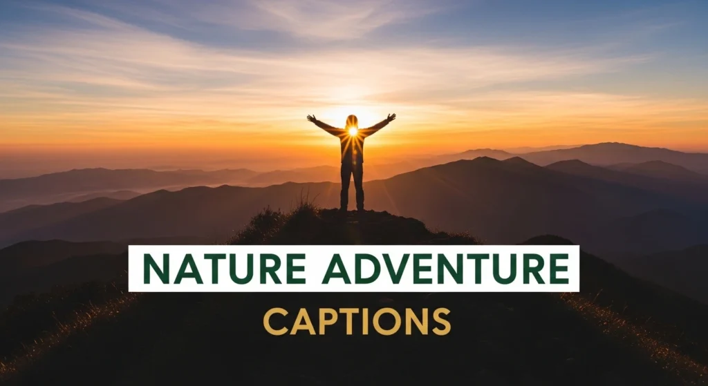 Nature Adventure Captions