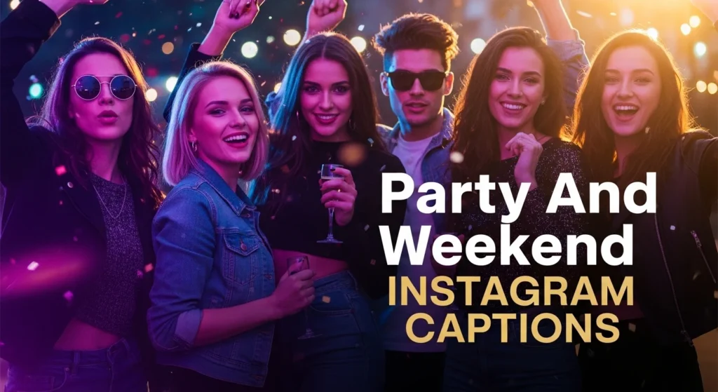 party and weekend instagram captions