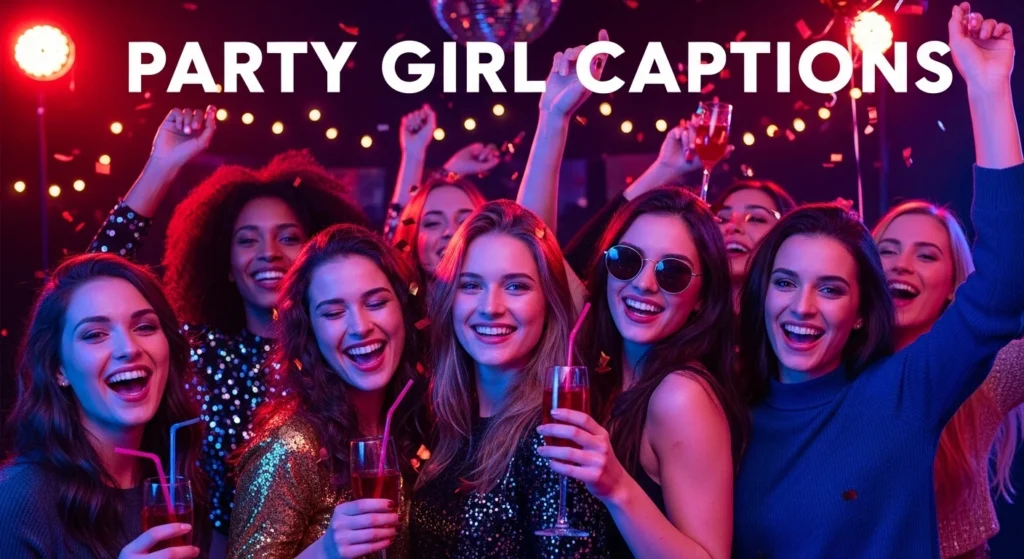 Party Girl Captions