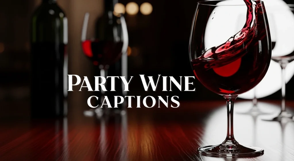 Party Wine Captions
