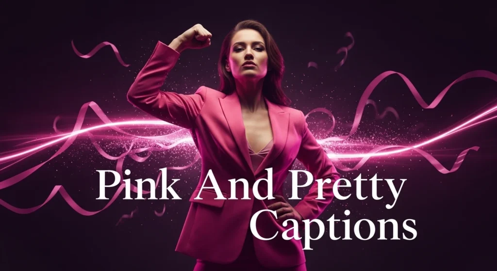 Pink And Pretty Captions
