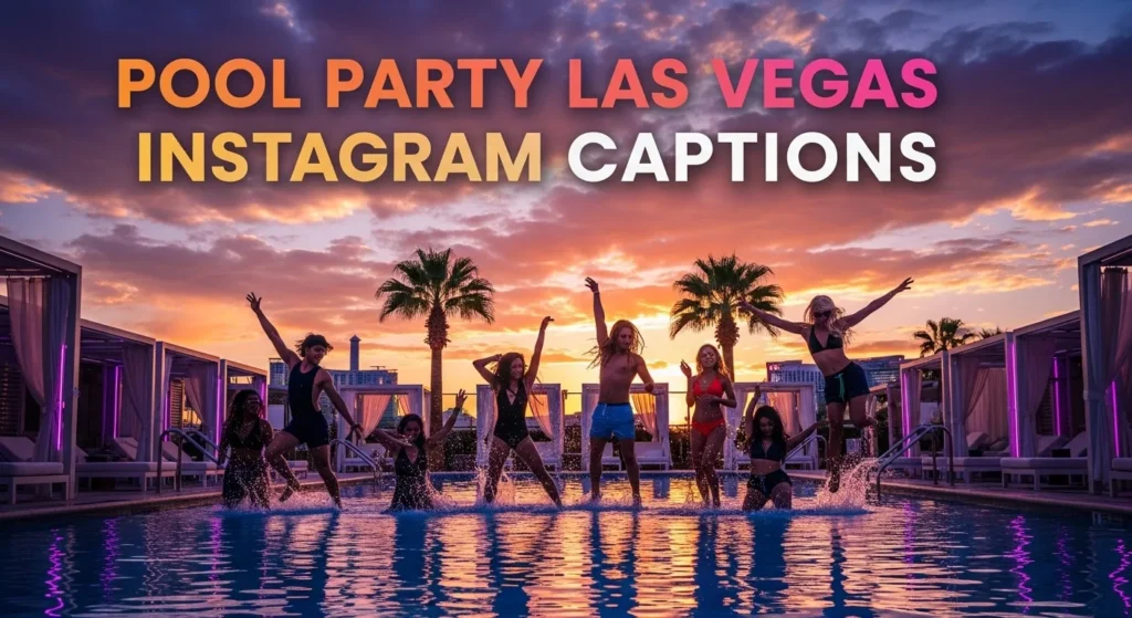 Pool Party Las Vegas Instagram Captions
