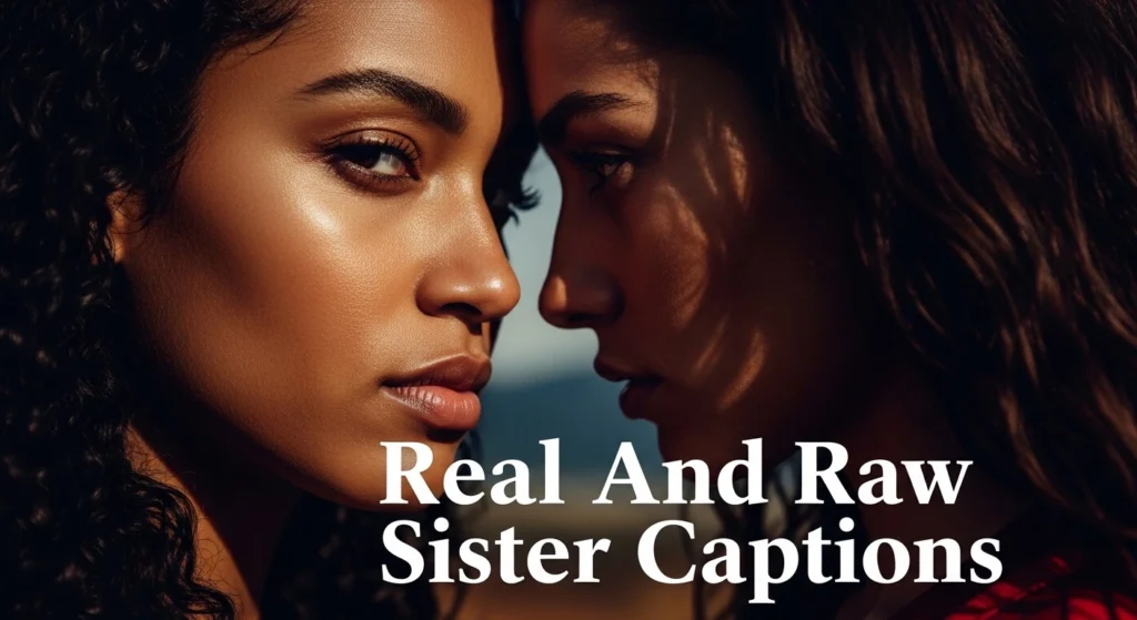 Real And Raw Sister Captions