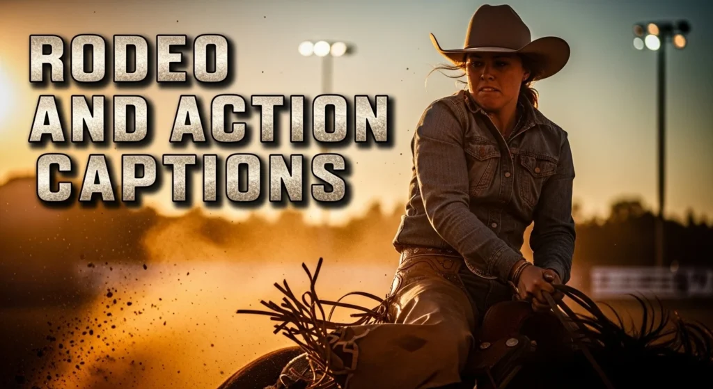 Rodeo And Action Captions