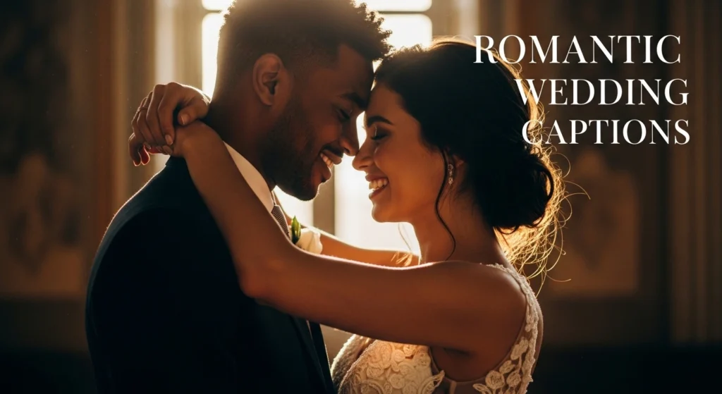 Romantic Wedding Captions
