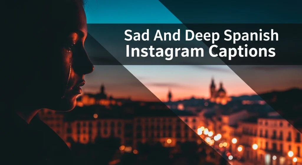 Sad And Deep Spanish Instagram Captions
