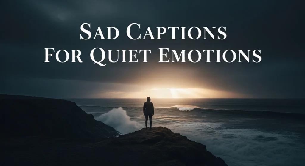 sad captions for quiet emotions