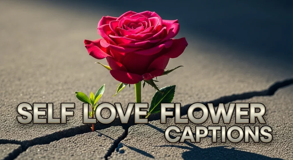 Self Love Flower Captions