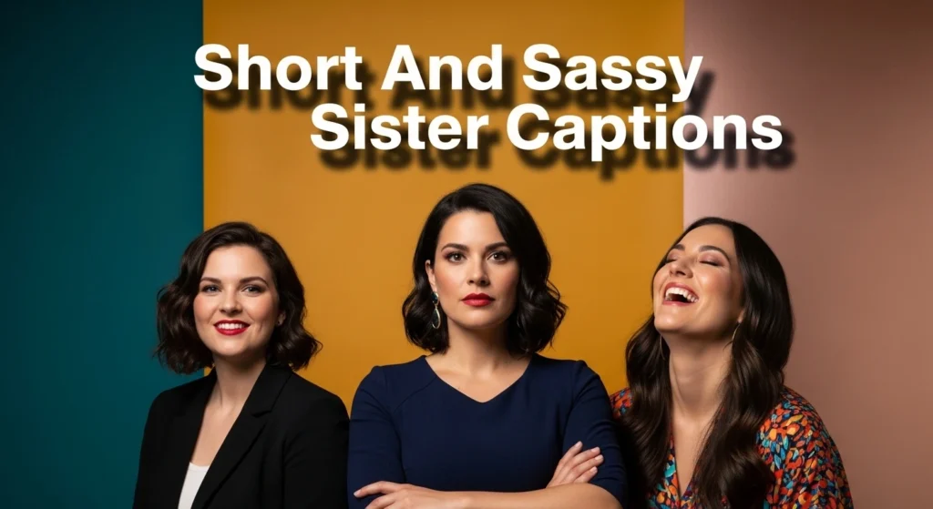 Short And Sassy Sister Captions