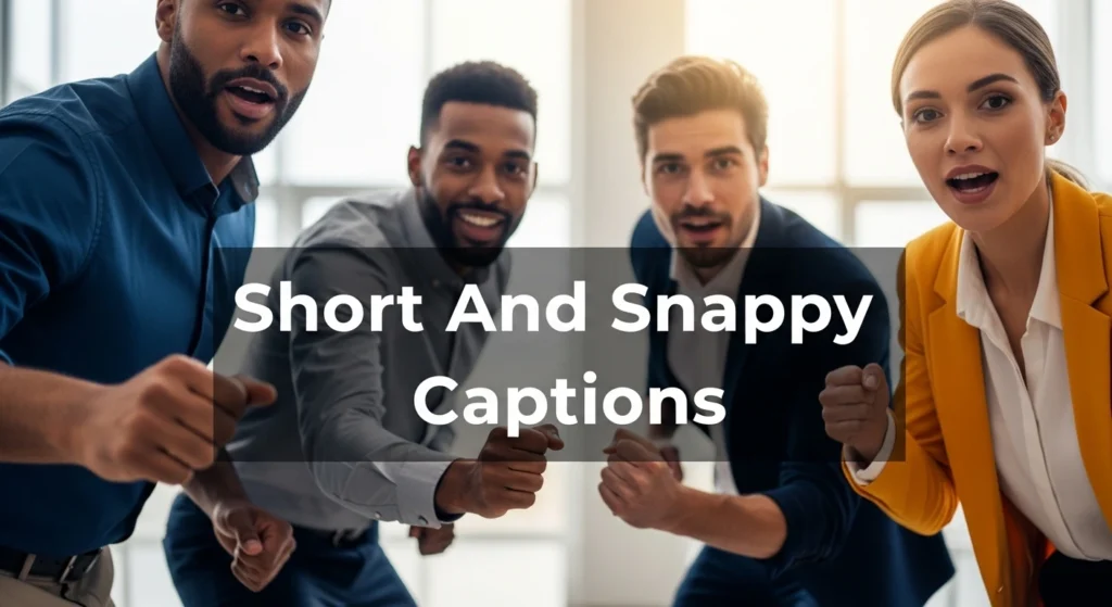 Short And Snappy Captions