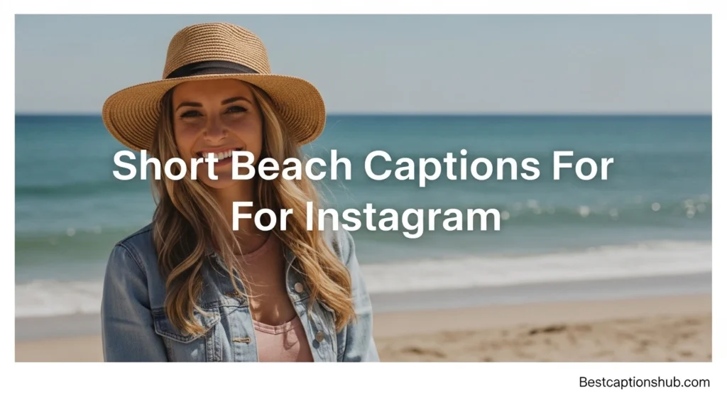 Short Beach Captions For Instagram