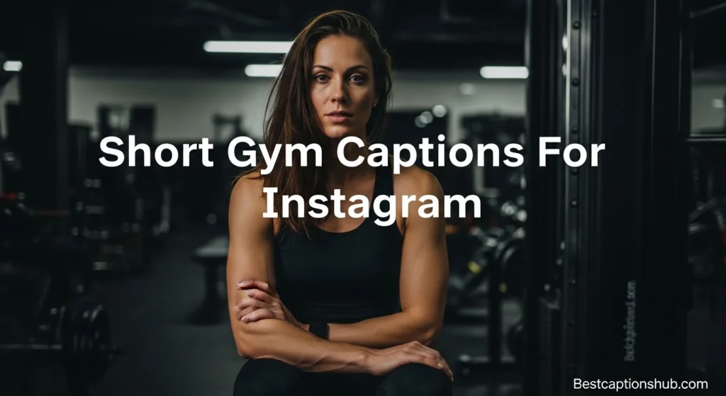 Short Gym Captions For Instagram