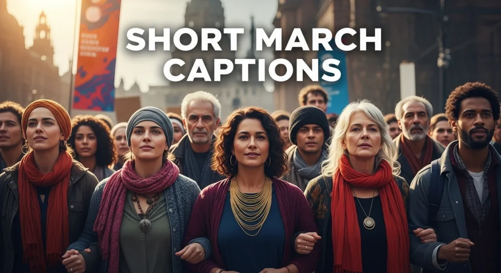 Short March Captions
