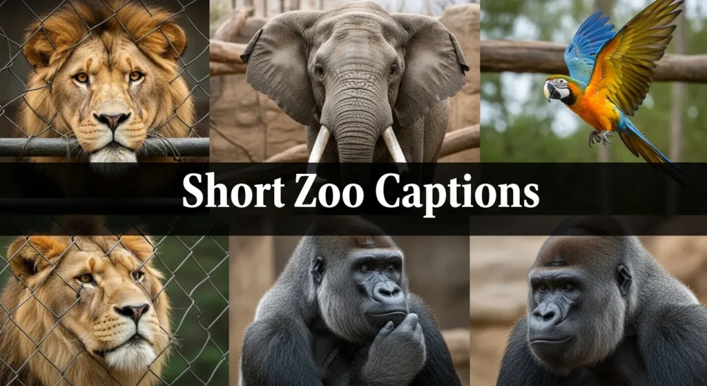 Short Zoo Captions