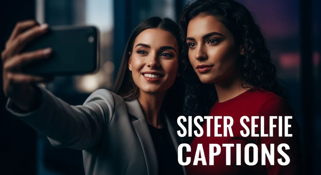 Sister Selfie Captions