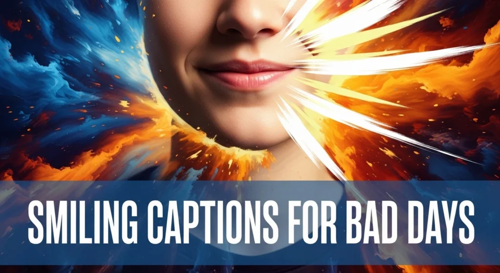 Smiling Captions For Bad Days