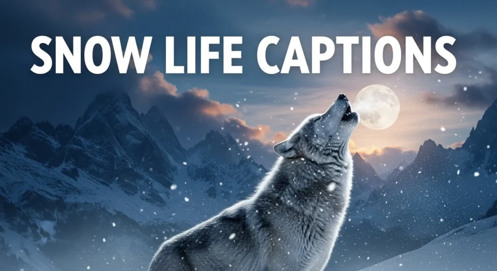 Snow Life Captions