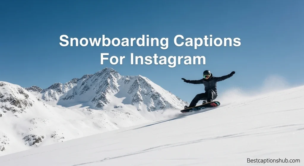 Snowboarding Captions For Instagram