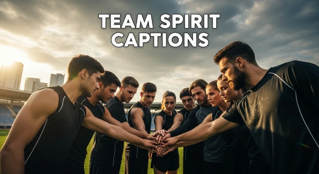 Team Spirit Captions