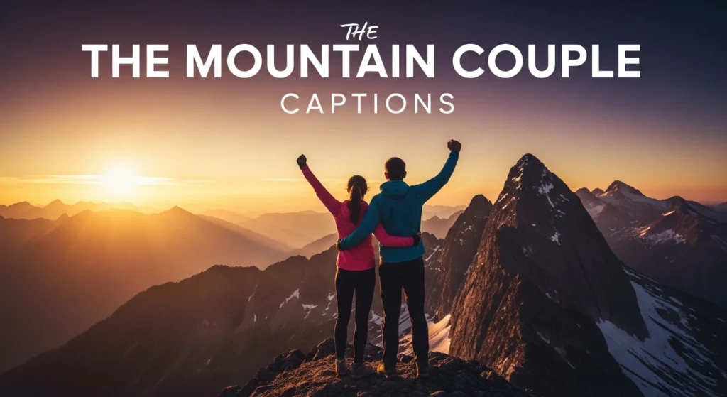the mountain couple captions