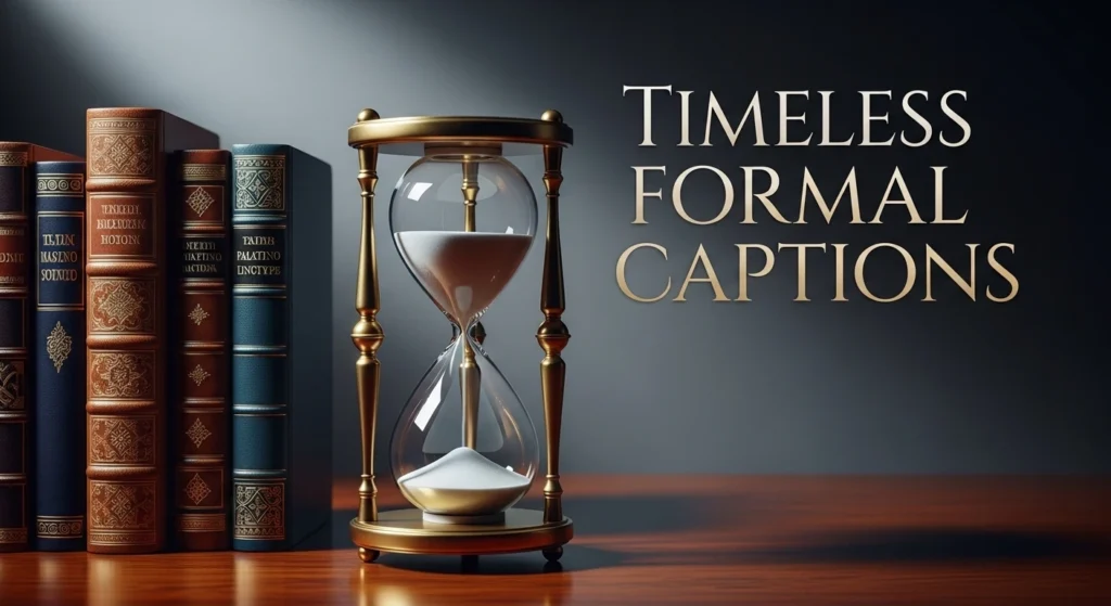 Timeless Formal Captions