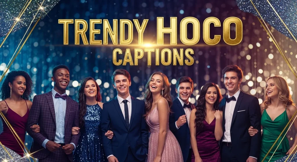 trendy hoco captions