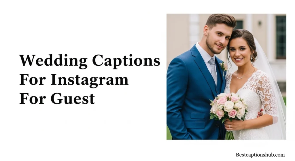 Wedding Captions For Instagram For Guest