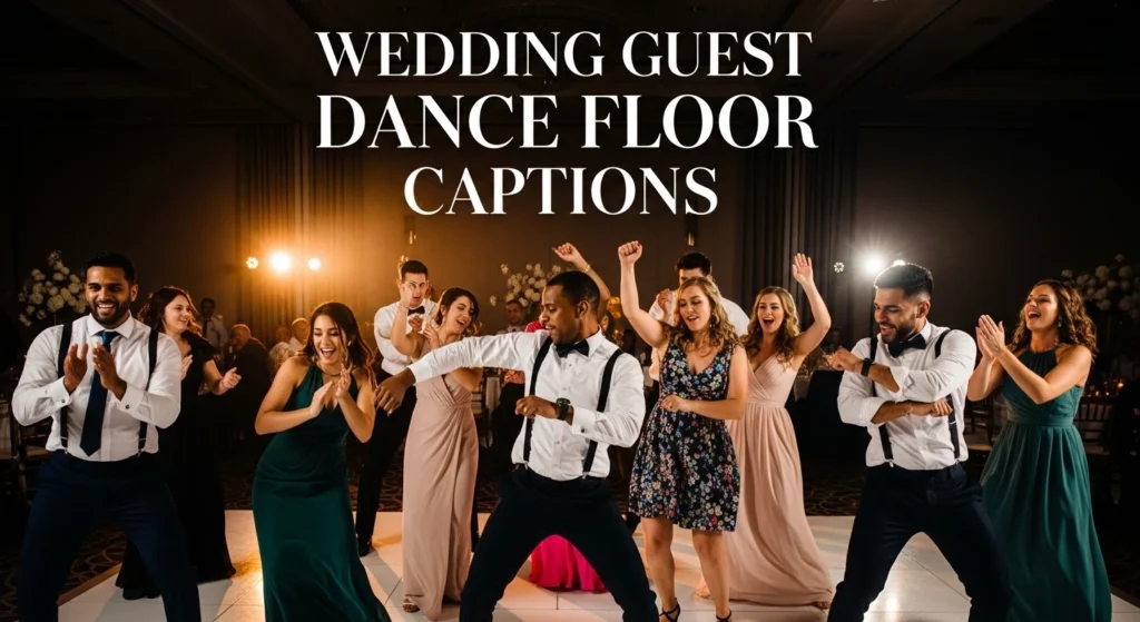 Wedding Guest Dance Floor Captions