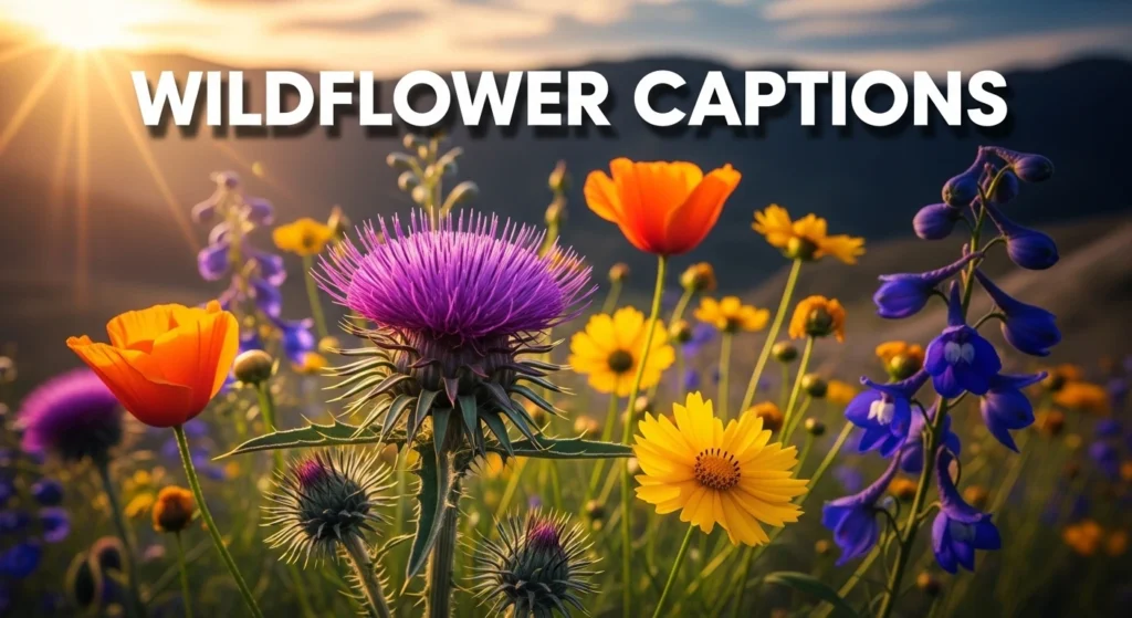 wildflower captions