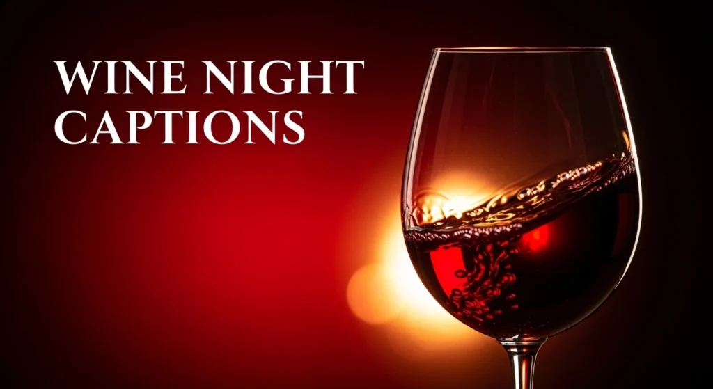 Wine Night Captions