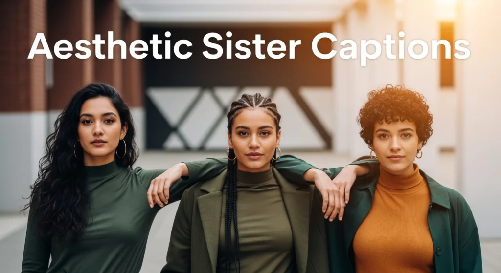 Aesthetic Sister Captions