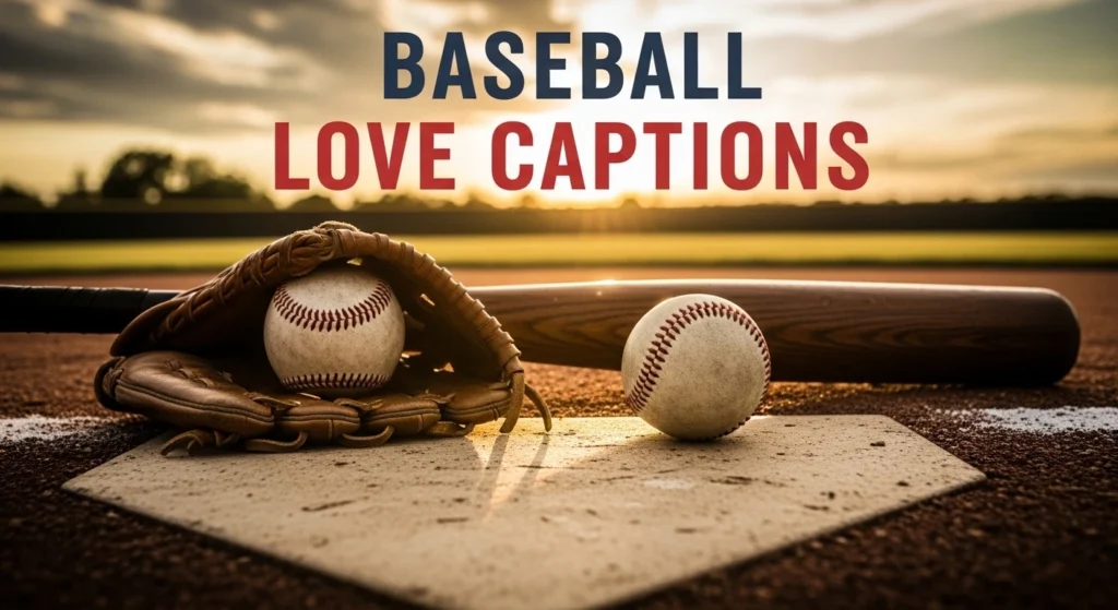 Baseball Love Captions