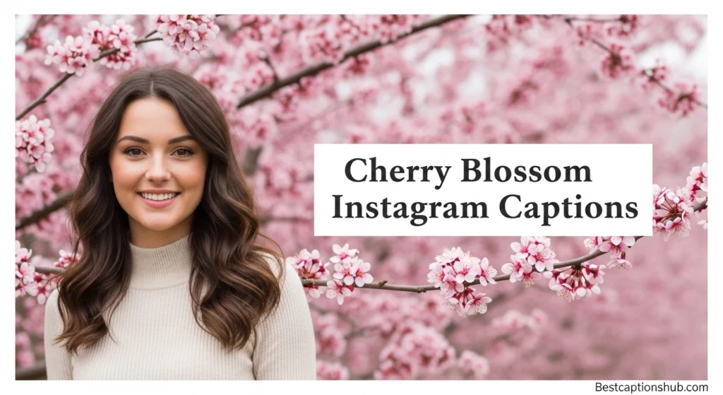 Cherry Blossom Instagram Captions