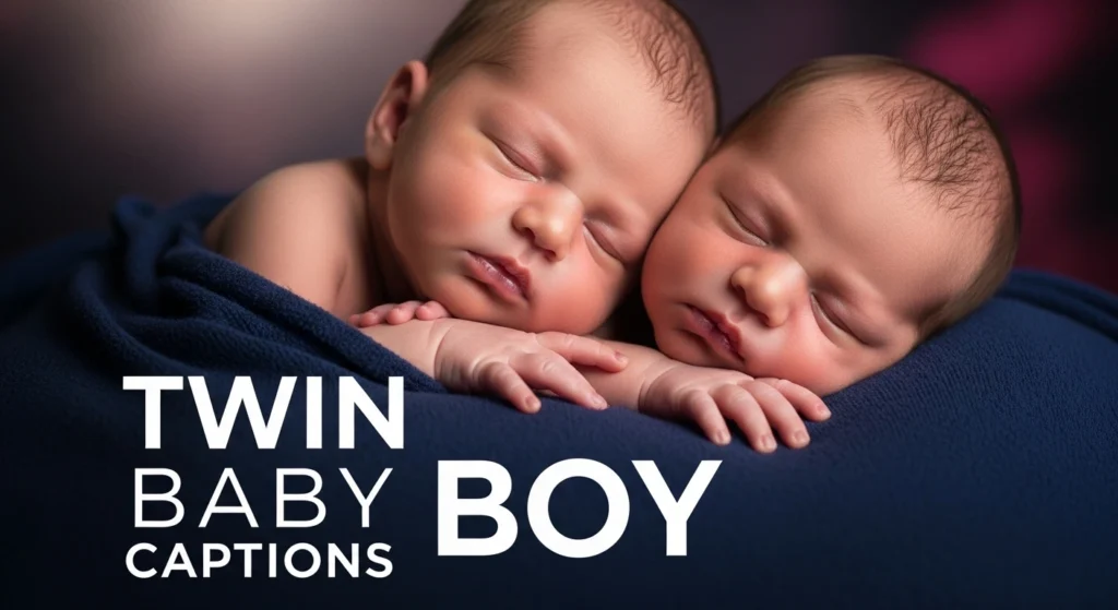 Twin Baby Boy Captions