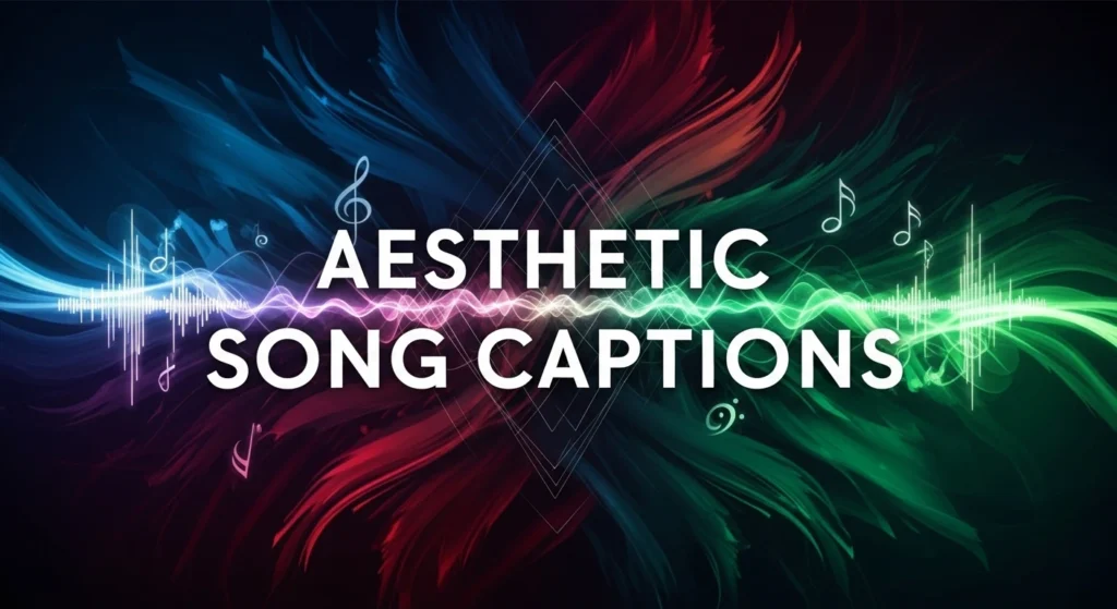 Aesthetic Song Captions